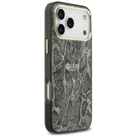 Guess Python Pattern MagSafe Case for iPhone 17 Pro Max - Black