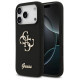 Guess Silicone Big 4G Script Case for iPhone 17 Pro - Black
