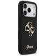 Guess Silicone Big 4G Script Case for iPhone 17 Pro - Black