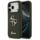 Guess Silicone Big 4G Script Case for iPhone 17 Pro Max - Green