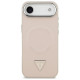 Guess Triangle Logo MagSafe Case for iPhone Air - Pink