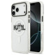 Karl Lagerfeld IML Choupette Sketch Logo MagSafe Case for iPhone 17 Pro - Clear