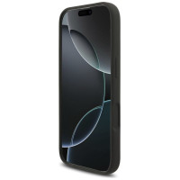 Karl Lagerfeld Silicone Karl&Choupette Ring MagSafe Case for iPhone 17 - Black