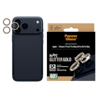 Panzerglass Hoops Glitter Tempered Glass Lens Screen Protector for iPhone 17 Pro / 17 Pro Max / 16 Pro / 16 Pro Max - Gold