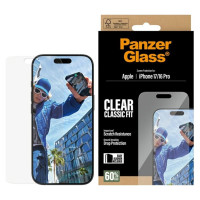 Panzerglass Classic Fit EasyAligner Tempered Glass for iPhone 17 / 16 Pro