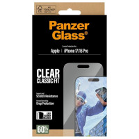 Panzerglass Classic Fit EasyAligner Tempered Glass for iPhone 17 / 16 Pro
