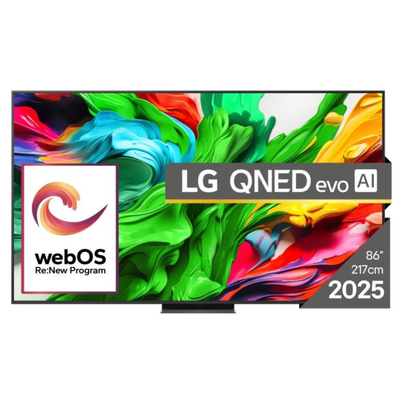 LG TV Set|LG|86"|4K/Smart|3840x2160|Wireless LAN|Bluetooth|webOS|Black|86QNED86A3A