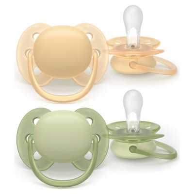 Philips Avent māneklītis Ultra soft, 6-18M (2 gab), zēniem - SCF091/45