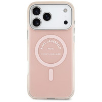 Karl Lagerfeld IML Karl RSG Logo MagSafe Case for iPhone 17 Pro Max - Pink