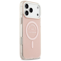 Karl Lagerfeld IML Karl RSG Logo MagSafe Case for iPhone 17 Pro Max - Pink