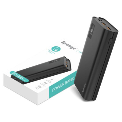 Sponge Energy 20000 Black QC (20000mAh)