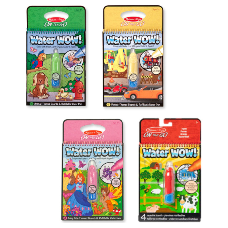 Melissa & Doug Water Wow! Ūdens krāsojamā grāmata