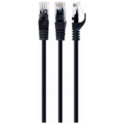 Gembird PATCH CABLE CAT6 UTP 0.5M/BLACK PP6U-0.5M/BK GEMBIRD