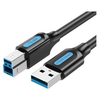 Vention CABLE USB2.0 MALE TO MALE/0.5M BLACK COQBD VENTION
