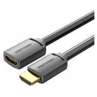 Vention CABLE HDMI MALE/FEMALE 4K/0.5M BLACK AHCBD VENTION
