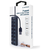 Gembird I/O HUB USB3 7PORT/UHB-U3P7P-01 GEMBIRD