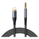 Joyroom Audio Transfer Series SY-A06 mini jack 3.5 mm / Lightning cable 1.2 m - black