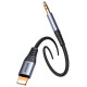 Joyroom Audio Transfer Series SY-A06 mini jack 3.5 mm / Lightning cable 1.2 m - black