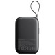 Joyroom JR-PBF17 22.5W 10000mAh Powerbank with Built-in USB-C Cable + 0.25cm USB-C Cable - Black