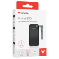 Verbatim Ārējais cietais disks Verbatim 1TB Pocket Black Grey