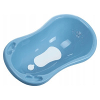 Maltex Baby Vanna 84 cm ar paklājiņu un korķi BEAR blue 08833