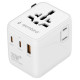 Gembird POWER ADAPTER TRAVEL 20W/WHITE TPA-1A2C20-01-W GEMBIRD