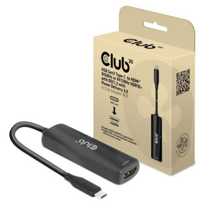 Club3D I/O ADAPTER USB-C TO HDMI/M/F CAC-1588 CLUB3D