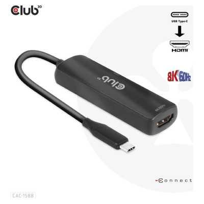 Club3D I/O ADAPTER USB-C TO HDMI/M/F CAC-1588 CLUB3D
