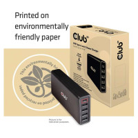 Club3D MOBILE CHARGER WALL 5P + CABLE/USB 111W CAC-1903EU CLUB3D