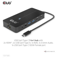 Club3D I/O HUB 7IN1 USB-C/100W CSV-1595 CLUB3D