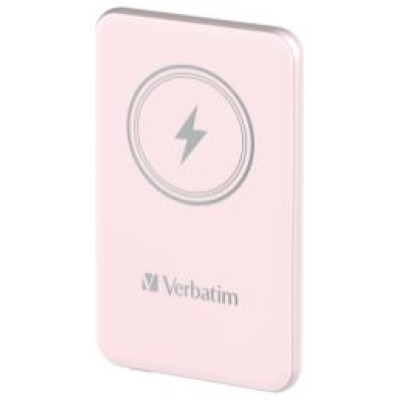 Verbatim Enerģijas krātuve Verbatim Charge n Go 5000mAh Magnetic Wireless Charge Pink