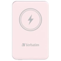Verbatim Enerģijas krātuve Verbatim Charge n Go 5000mAh Magnetic Wireless Charge Pink