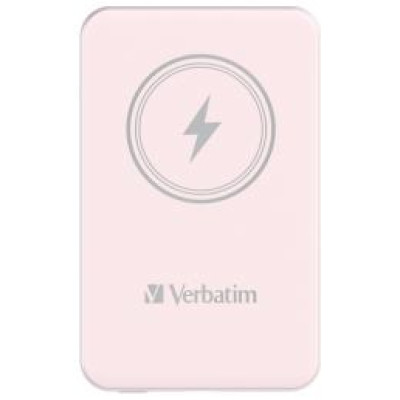 Verbatim Enerģijas krātuve Verbatim Charge n Go 5000mAh Magnetic Wireless Charge Pink