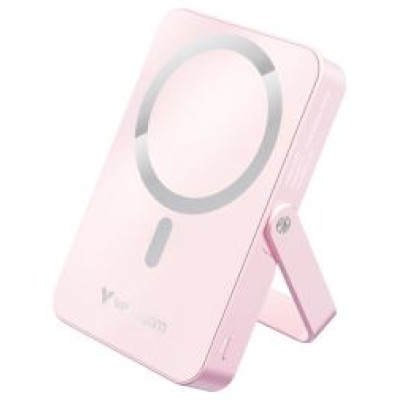 Verbatim Enerģijas krātuve Verbatim Charge n Go 10000mAh Magnetic Wireless Charge Pink ar Statīvu