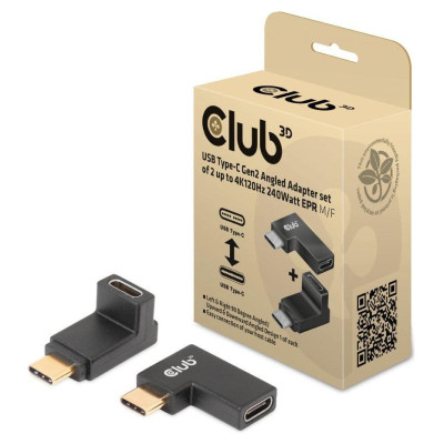 Club3D I/O ADAPTER USB-C ANGLED SET/CAC-1528 CLUB3D