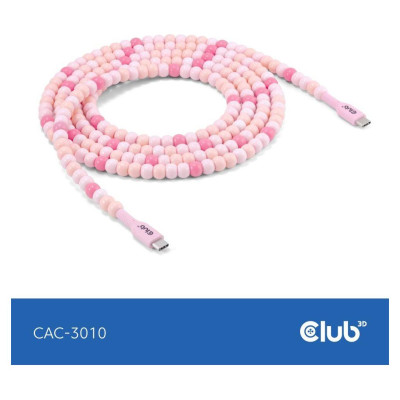 Club3D CABLE USB-C TO USB-C/PINK CAC-3010 CLUB3D