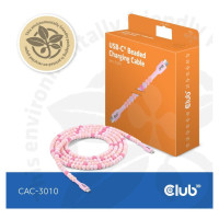 Club3D CABLE USB-C TO USB-C/PINK CAC-3010 CLUB3D