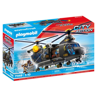 Playmobil CITY ACTION Taktiskā vienība &ndash; glāb&scaron;anas lidma&scaron;īna 71149