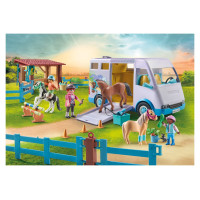 Playmobil HORSES OF WATERFALL Mobilā jāšanas skola 71493