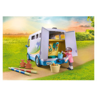 Playmobil HORSES OF WATERFALL Mobilā jāšanas skola 71493