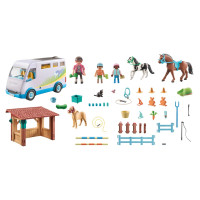 Playmobil HORSES OF WATERFALL Mobilā jāšanas skola 71493