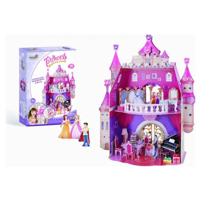Cubic Fun CUBICFUN 3D Puzle - Princeses dzim&scaron;anas dienas māja