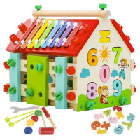 IST Attīstošais koka klucis-māja 22564