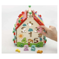 IST Attīstošais koka klucis-māja 22564