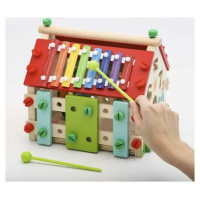 IST Attīstošais koka klucis-māja 22564