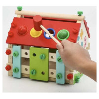 IST Attīstošais koka klucis-māja 22564