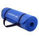 Wozinsky exercise mat 181 x 63 x 0.9 cm thick gymnastic yoga mat blue
