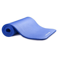 Wozinsky exercise mat 181 x 63 x 0.9 cm thick gymnastic yoga mat blue