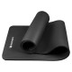 Wozinsky exercise mat 181 x 63 x 0.9 cm thick gymnastic yoga mat black