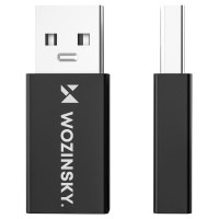 Wozinsky WAAC-01 USB-A - USB-C OTG Adapter - Black